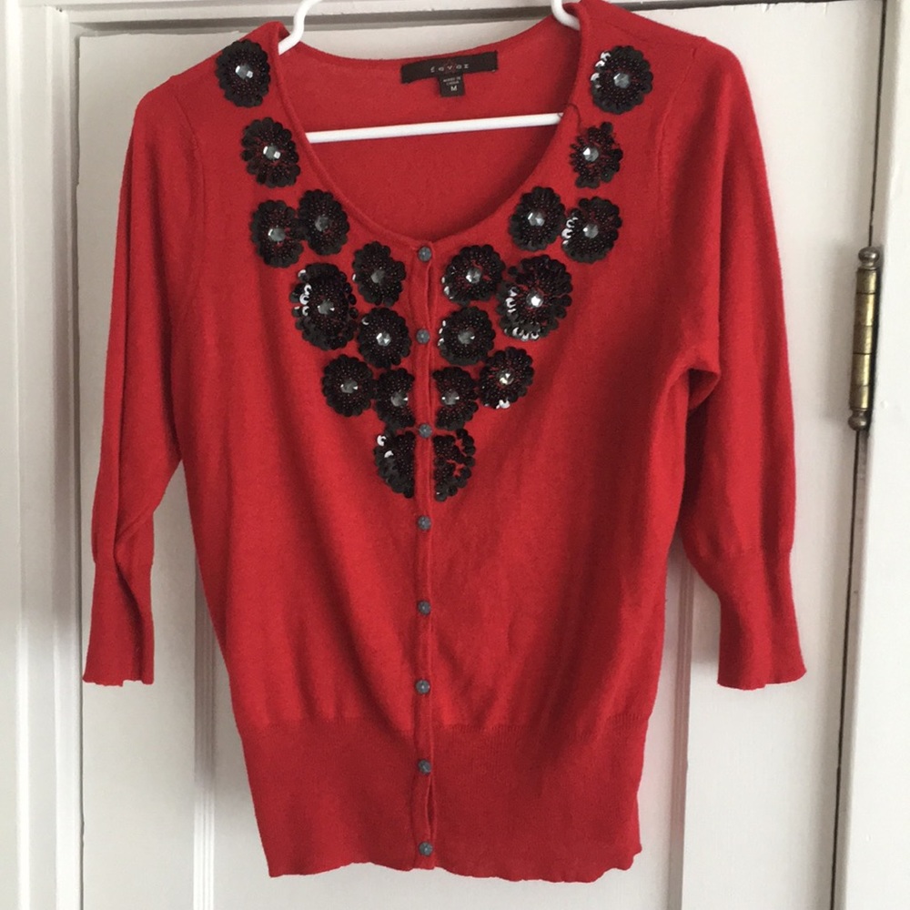 Beaded cardigan